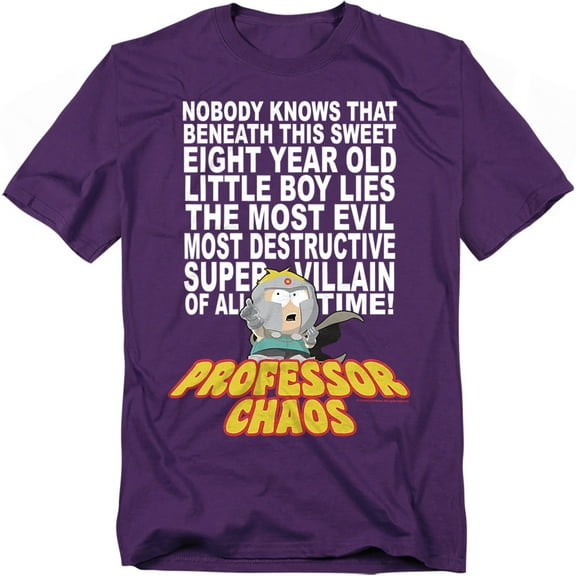 South Park T-Shirt Professor Chaos Unisex Graphic Tee For Men & Women