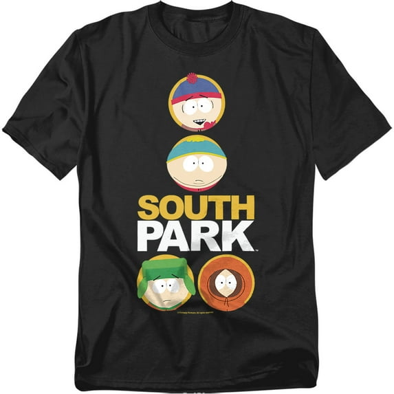South Park T-Shirt Solid Circles Unisex Graphic Tee For Men & Women