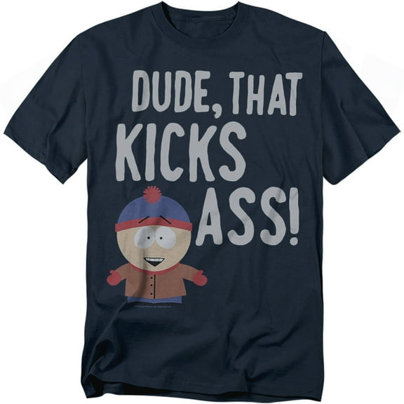 South Park T-Shirt The Stan Kicks Ass Unisex Graphic Tee for Men & Women