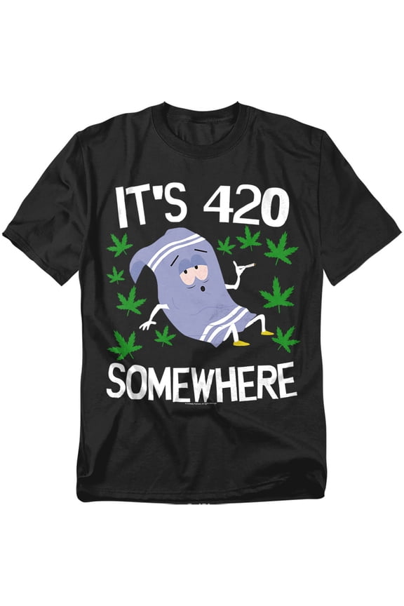 T-Shirt Towlie It'S 420 Somewhere Unisex Graphic Tee For Men & Women