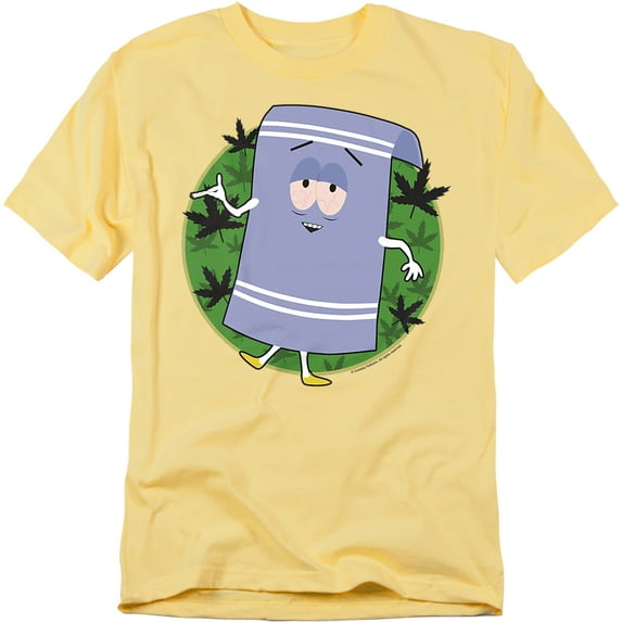South Park Towelie Unisex Adult T-Shirt, Banana, 3X-Large