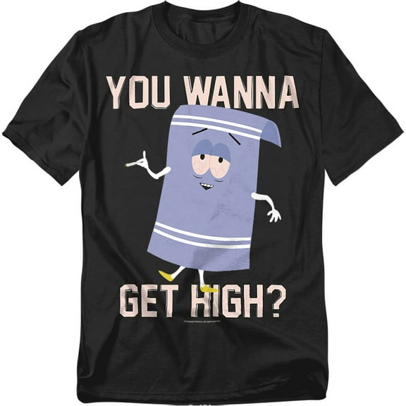 South Park T-Shirt Towlie Wanna Get High Unisex Graphic Tee For Men & Women