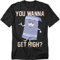 thumbnail image 1 of South Park T-Shirt Towlie Wanna Get High Unisex Graphic Tee For Men & Women, 1 of 7