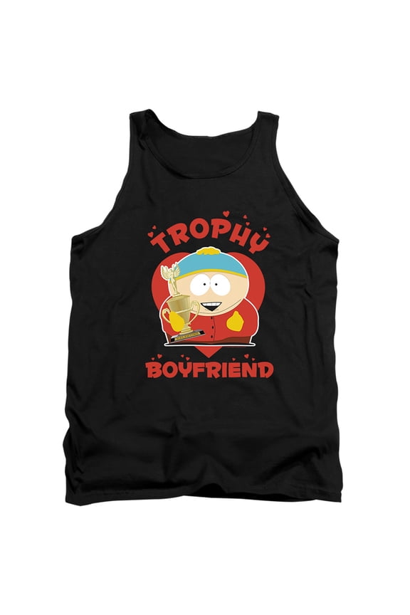 South Park Valentine's Day Cartman Trophy Boyfriend Unisex Adult Tank Top