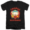 thumbnail image 1 of South Park Valentine's Day Cartman Trophy Boyfriend Unisex Adult V-Neck T Shirt, 1 of 2