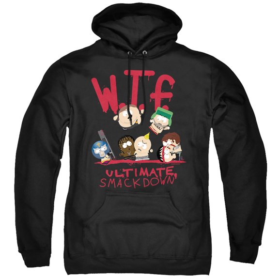 South Park WTF Ultimate Smackdown Unisex Adult Pull-Over Hoodie,Wtf Ultimate Smackdown, 3X-Large