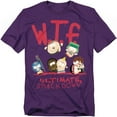 thumbnail image 1 of South Park WTF Ultimate Smackdown Unisex Adult T-Shirt, Purple, 2X-Large, 1 of 6