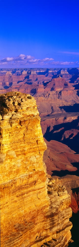 South Rim View Point Grand Canyon Arizona Canvas Art - Panoramic Images (27 x 9)