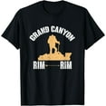 thumbnail image 1 of South Rim to North Rim Grand Canyon Hike in Arizona Souvenir T-Shirt, 1 of 3