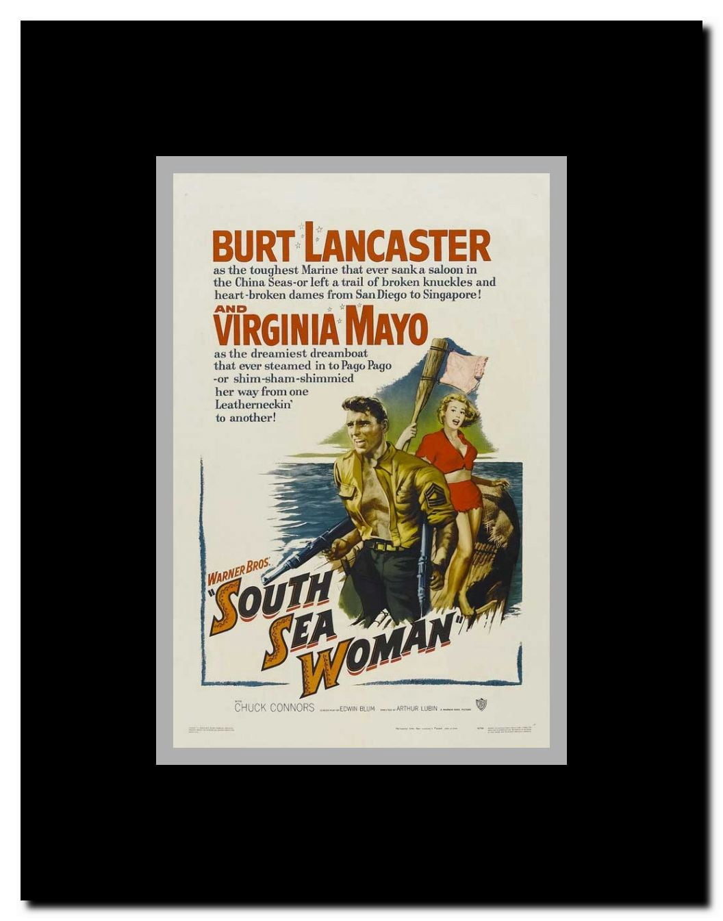 South Sea Woman Framed Movie Poster