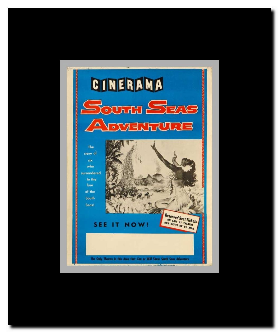 South Seas Adventure Framed Movie Poster