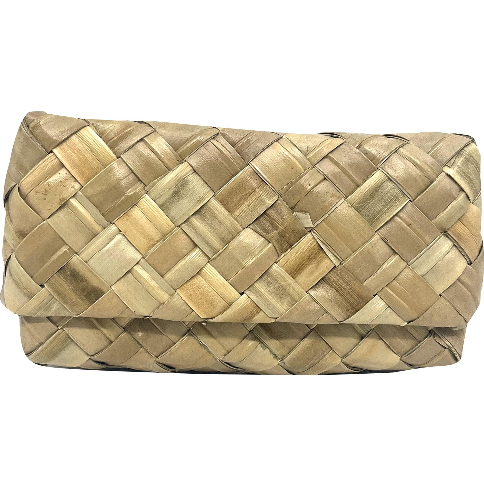 South Seas Native Treasures 3" x 5" x 7" Basket Lauhala, 1 Each
