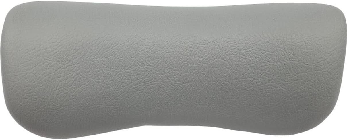 Gray Faux-Leather Lounge Pillow Replacement