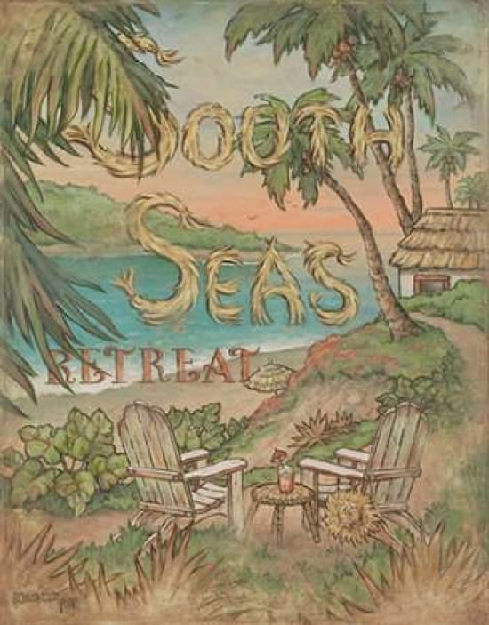 South Seas Retreat Canvas Art - Janet Kruskamp (20 x 24)