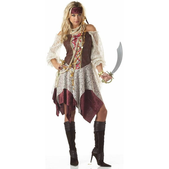 South Seas Siren Women's Halloween Fancy-Dress Costume for Adult, S (6-8)