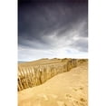 thumbnail image 1 of South Shields Tyne & Wear England - Dark Skies Over Beach with Fence Poster Print, 12 x 19, 1 of 1