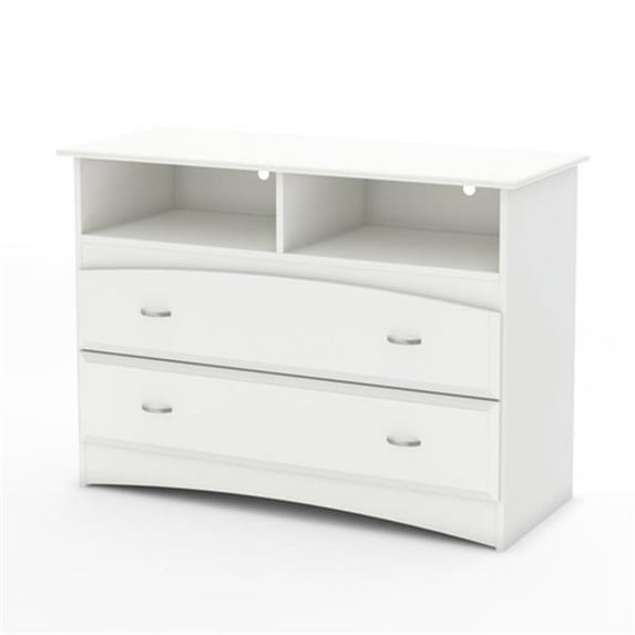 South Shore 3560043 Imagine TV Stand & Storage Unit - Pure White
