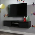 thumbnail image 1 of South Shore Agora 56" Wall Mounted Media Console in Black, 1 of 13