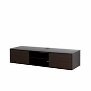 South Shore Agora 56" Wall Mounted Media Console in Black