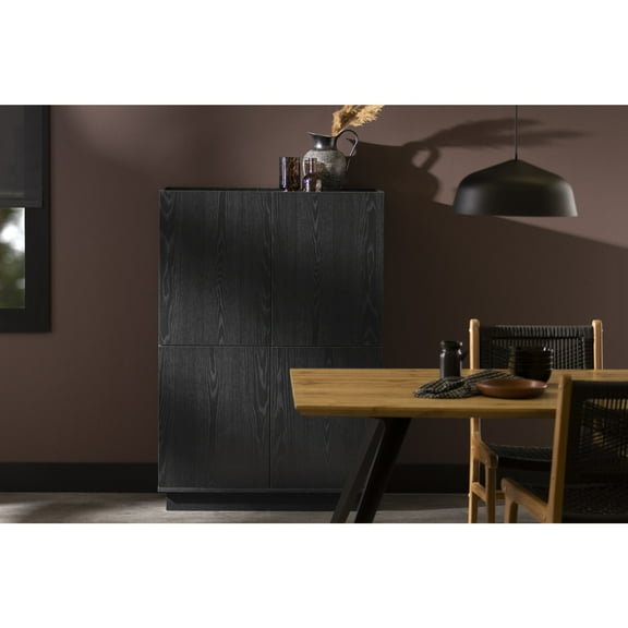 South Shore Arum, Contemporary Cabinet, Black