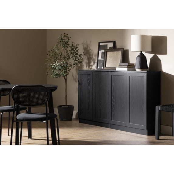 South Shore Arum, Contemporary Sideboard, Black
