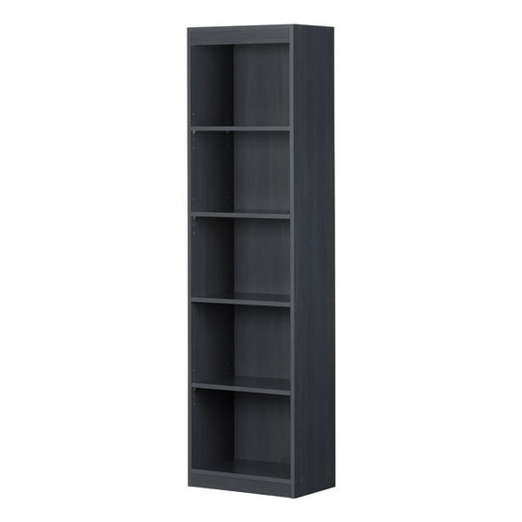South Shore Axess, Contemporary Bookcase, Narrow Blue