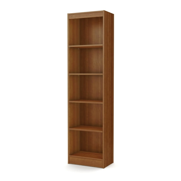 South Shore Axess, Contemporary Bookcase, Narrow Brown