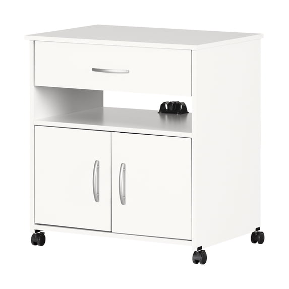 South Shore Axess, Contemporary Cart, White