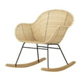 thumbnail image 1 of South Shore Balka Bohemian Rocking Chair in Rattan, Beige, 1 of 13