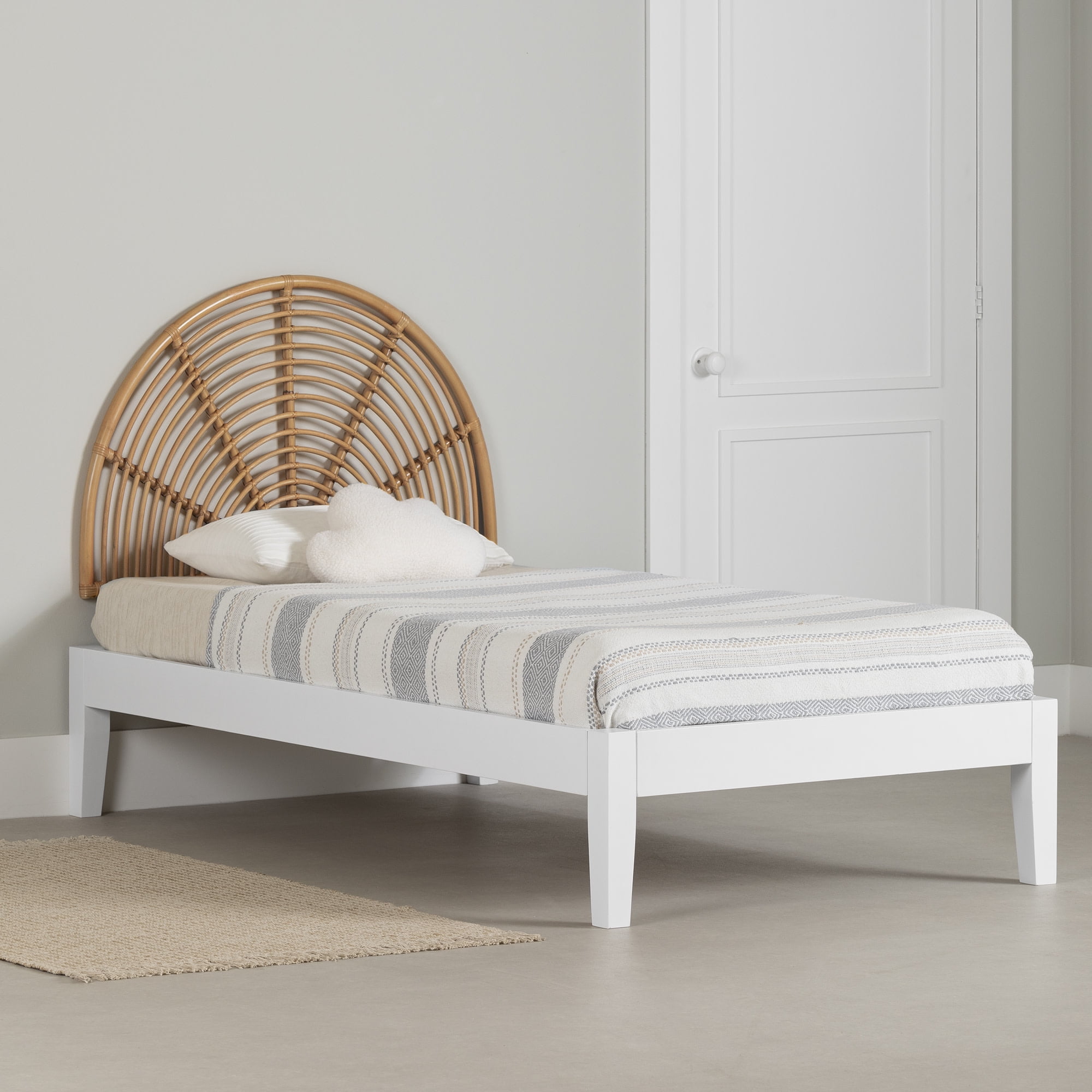 Bohemian twin bed frame discount
