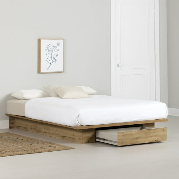 South Shore Cavalleri, Scandinavian Bed, Full/Queen Brown