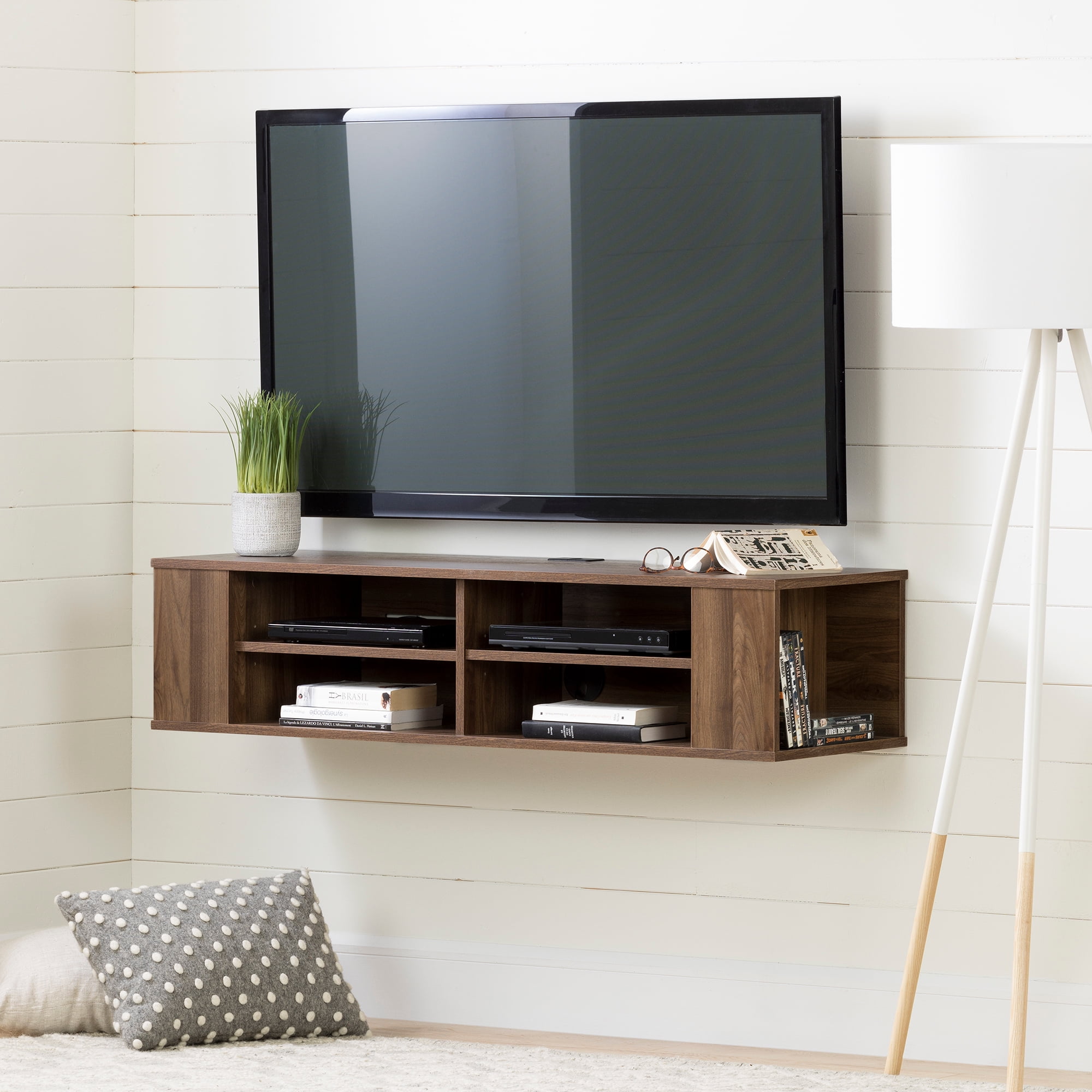 South Shore City Life 48" Wall Mounted TV Stand, Multiple Colors - Walmart.com