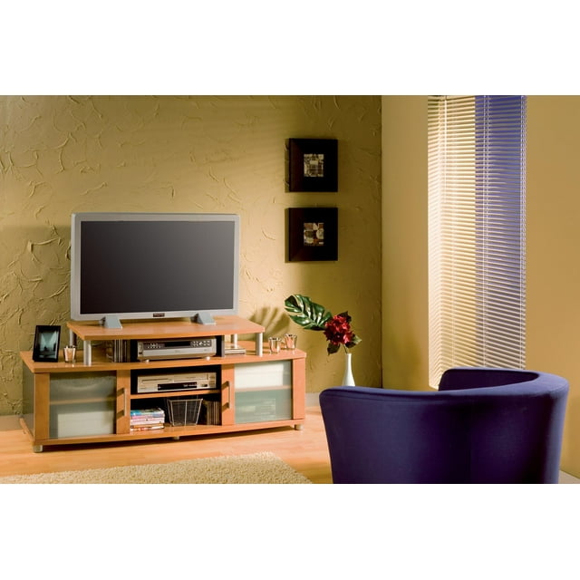 South Shore City Life TV Stand-Finish:Charcoal & Honeydew