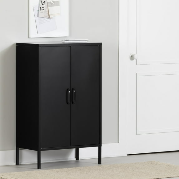 South Shore Crea, Contemporary Cabinet, Black