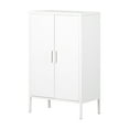 thumbnail image 1 of South Shore Crea, Contemporary Metal 2-Door Accent Cabinet, Pure White, 1 of 12