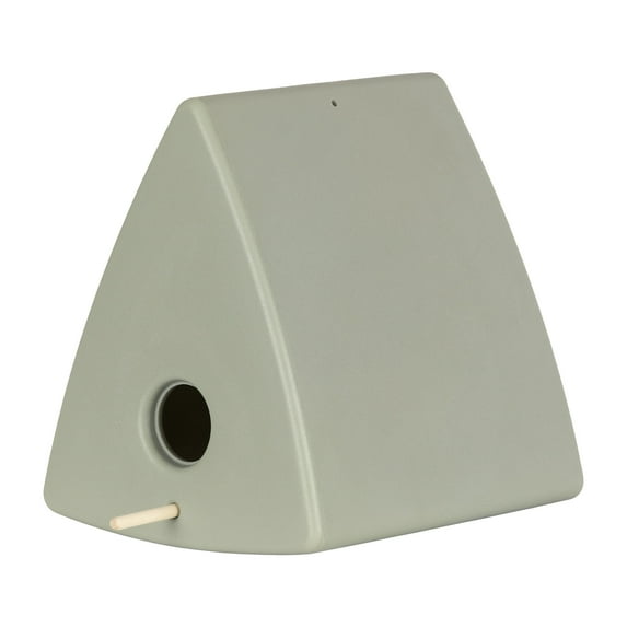 South Shore Dalya Triangle Decorative Birdhouse Resine Sage Green