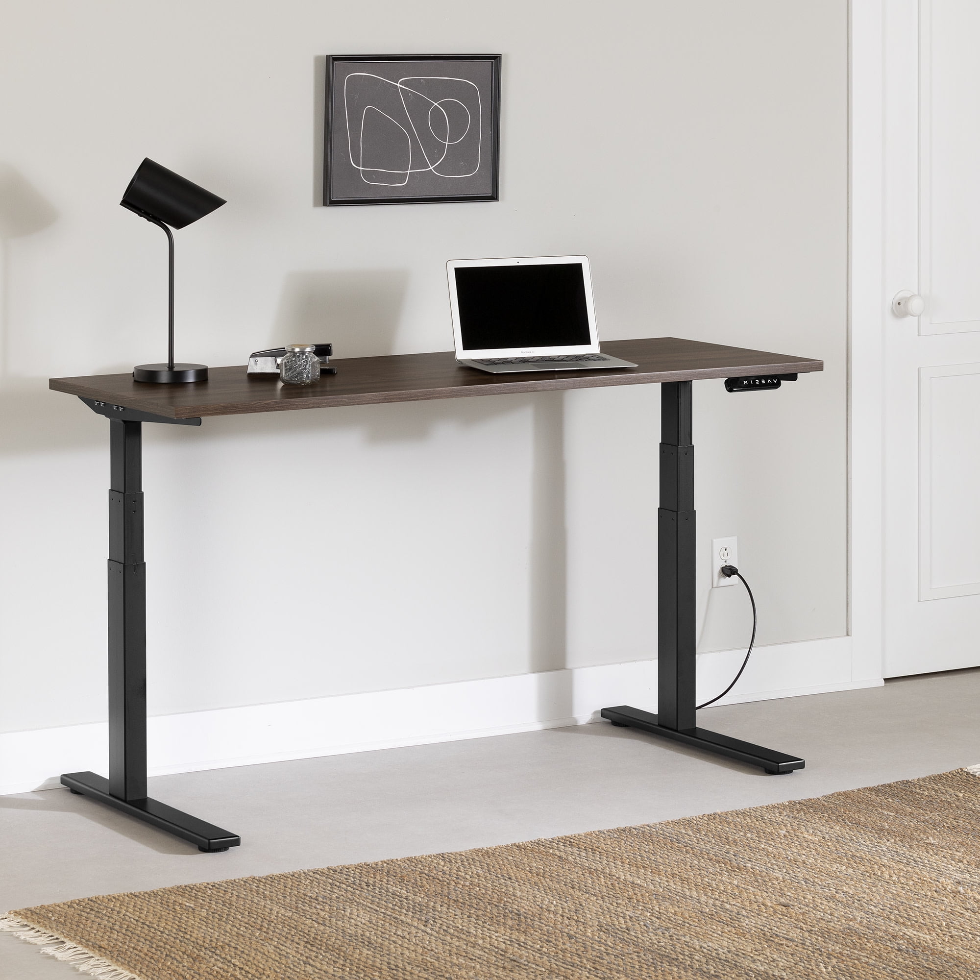 South Shore Ezra Contemporary Adjustable Height Standing Desk