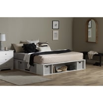 South Shore Flexible, Contemporary Bed, King White