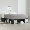 thumbnail image 1 of South Shore Flexible Contemporary Platform Bed with Storage and Baskets, Queen, Gray Oak, 1 of 14