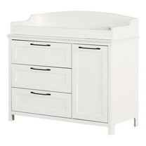 South Shore Daisie, Farmhouse Changing table, Wide White