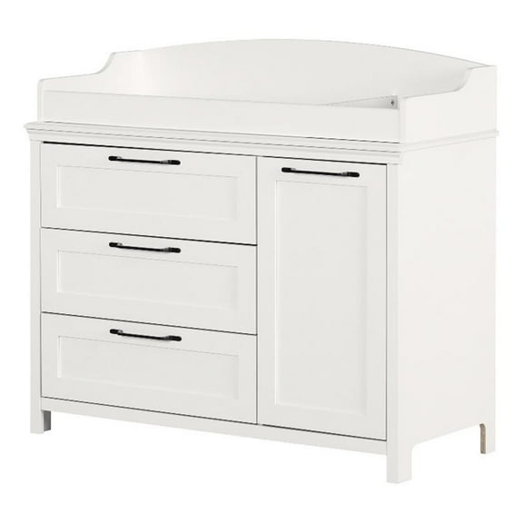 South Shore Daisie, Farmhouse Changing table, Wide White
