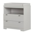 thumbnail image 1 of South Shore Reevo Changing Table with Storage, Gray, 1 of 5