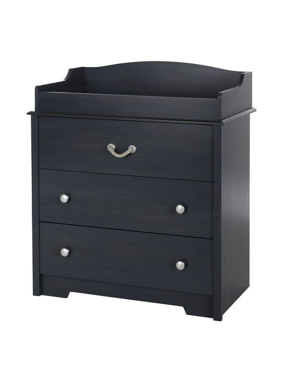 South Shore Furniture South Shore Aviron Changing Table with Drawers, Blueberry