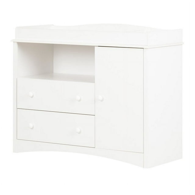 South Shore Furniture South Shore Peek-a-boo Changing Table, Pure White