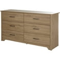 thumbnail image 1 of South Shore Fusion 6-Drawer Double Dresser, Red, 1 of 8