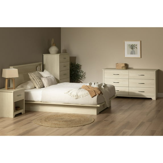South Shore Fusion, Contemporary Dresser, Beige