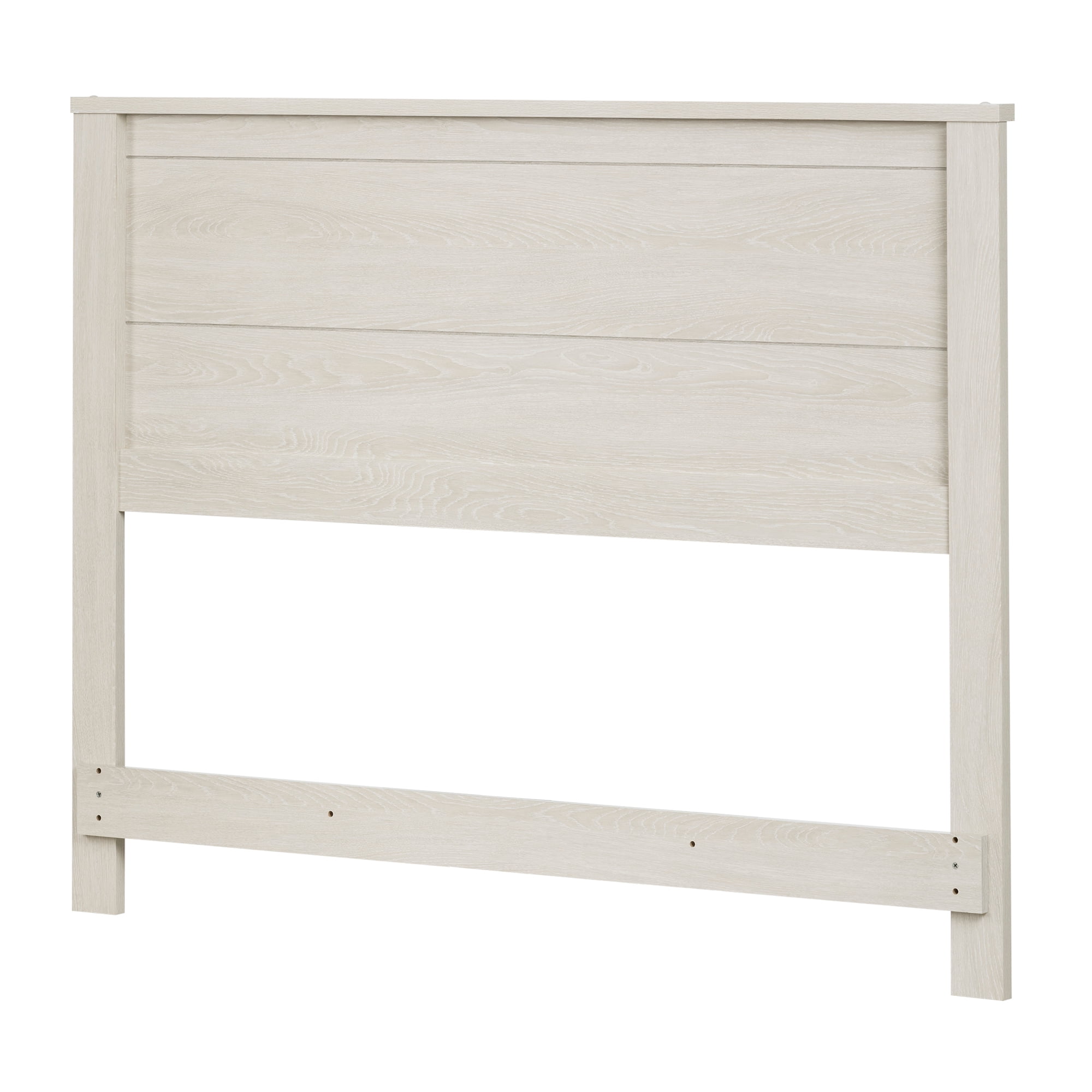 Fynn Full Winter Oak Wood Panel Headboard with Storage