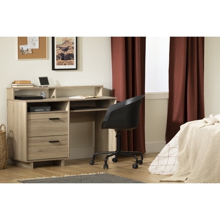 South Shore Fynn Kids Computer Desk, Rustic Oak