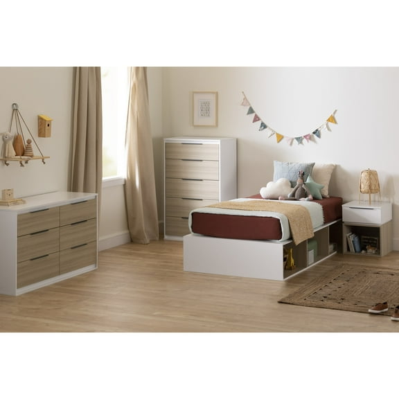 South Shore Hourra, Contemporary Dresser, Beige