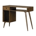 thumbnail image 1 of South Shore Kodali, Scandinavian Computer Desk, Natural Walnut, 1 of 16